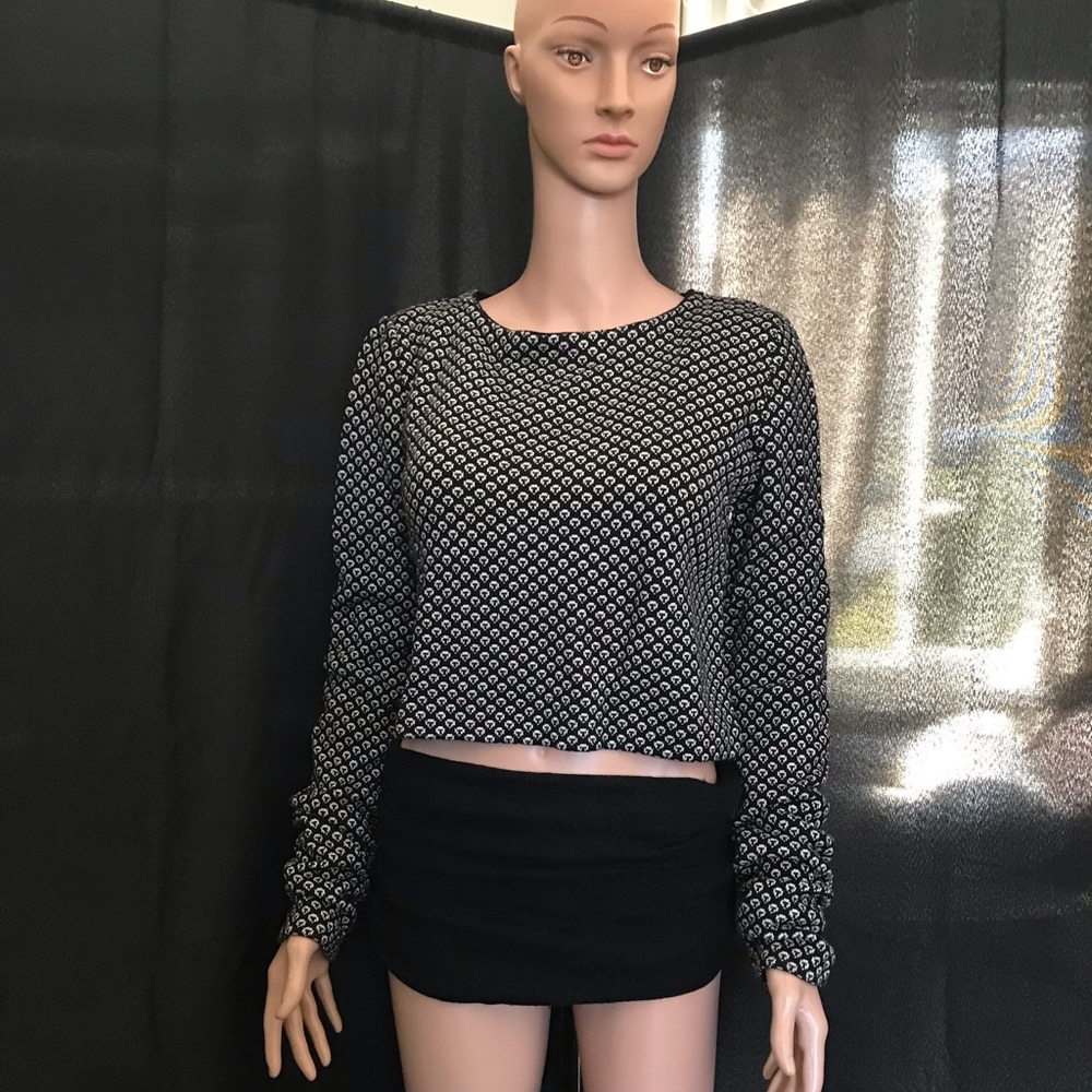 Zara knit crop sweater L